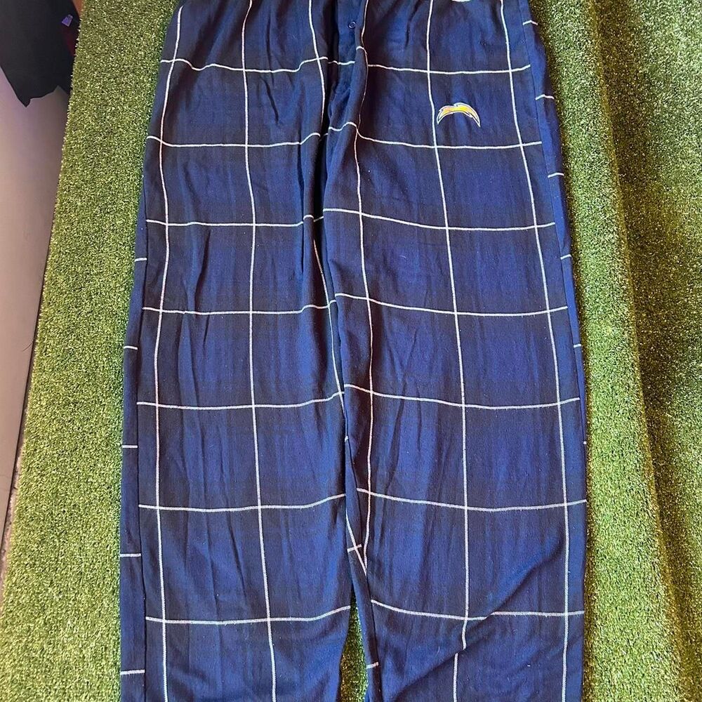 Nfl Men's Navy and Blue Pajamas